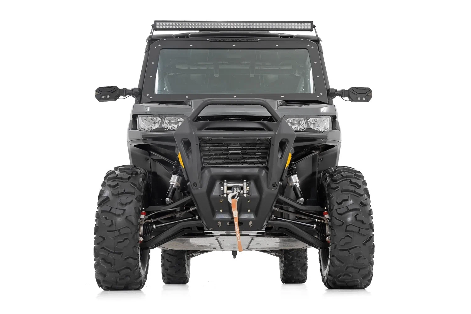 Rough Country Aluminum Control Arms - High Clearance w_ 2_ Forward Offset - Can-Am Defender HD 5_HD 8_HD 9_HD 10 - 97041